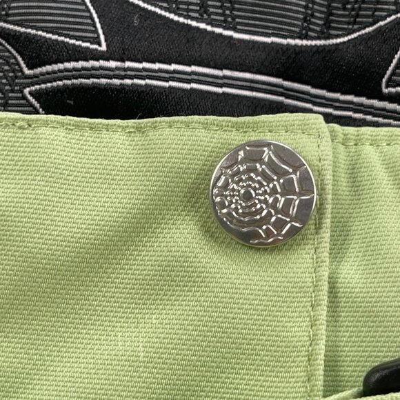 Spyder Ski Pants Womens XL Lime Green Dermizax-EV Quest X-static Insulation - Picture 2 of 16